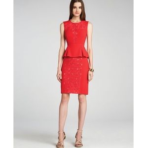 BCBGMAXAZRIA Ives Peplum Dress